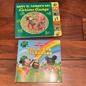 Curious George and Mickey Mouse St. Patrick's Day Books